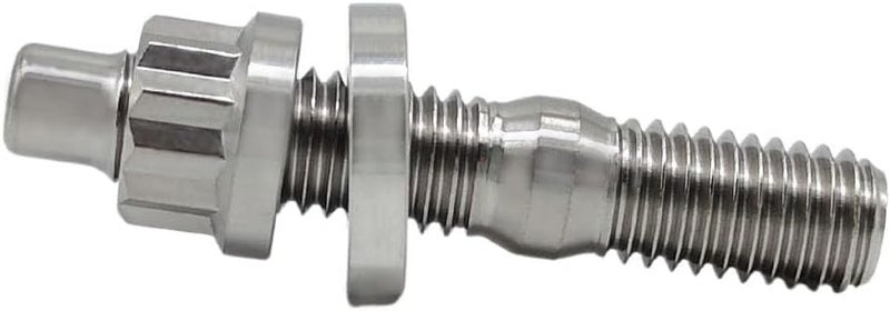 Titanium M8x1.25x55mm Titanium Exhaust Manifold Stud Kit Original GR5 Titanium Bolt Kit 12 PCS/Set - Image 5